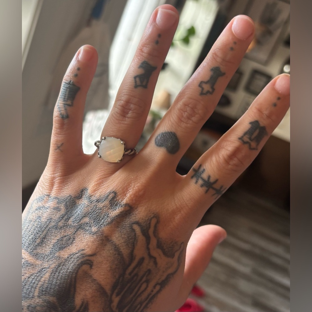 Pandora Moonstone Ring